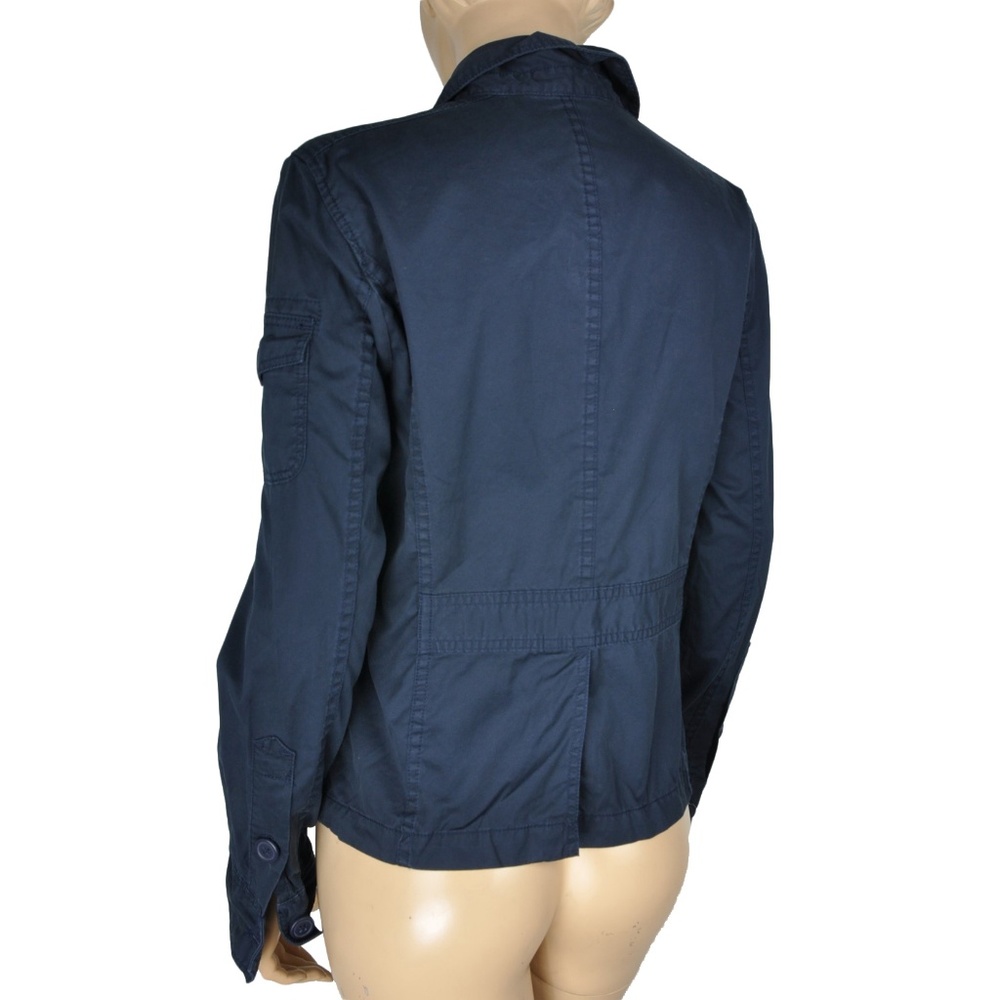 J.Crew Blue Designer Button Down Collared Top - Picture 2 of 2